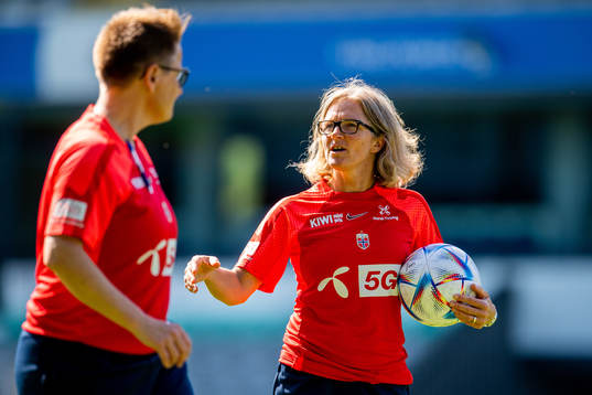 Hege Riise, head coach of the Norwegian women's national