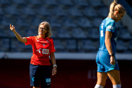 Hege Riise, head coach of the Norwegian women's national