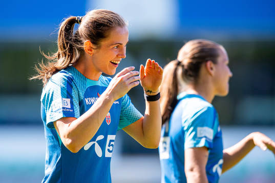 Tuva Hansen of the Norwegian women's national football team