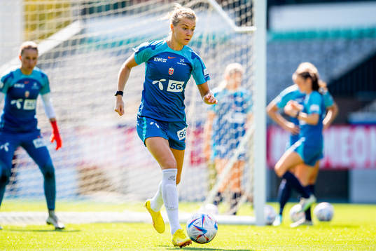 Ada Hegerberg of the Norwegian women's national football