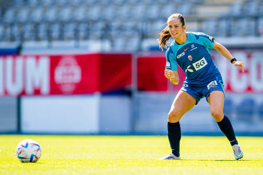 Tuva Hansen of the Norwegian women's national football team