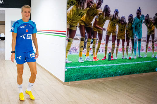 Ada Hegerberg of the Norwegian women's national football