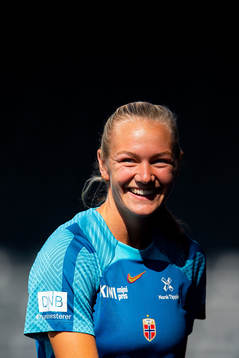 Frida Maanum of the Norwegian women's national football team