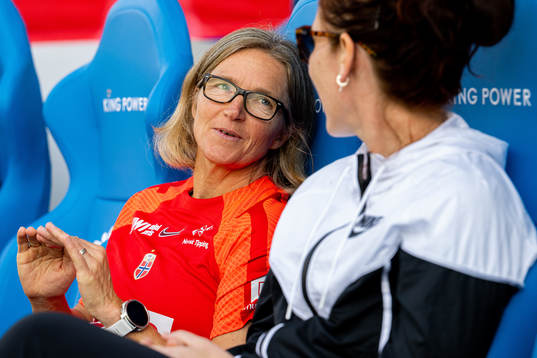 Hege Riise, head coach of the Norwegian women's national