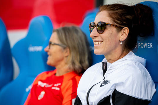 Hege Riise, head coach of the Norwegian women's national