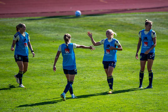Magdalena Eriksson, Filippa Angeldahl, Hanna Bennison and