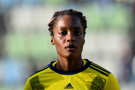 Evelyn Ijeh of Sweden at lineup