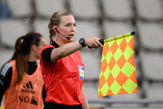 Assistant referee Camilla Stendahl