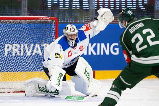 Goalkeeper Jean-Philippe Lamoureux of Villach