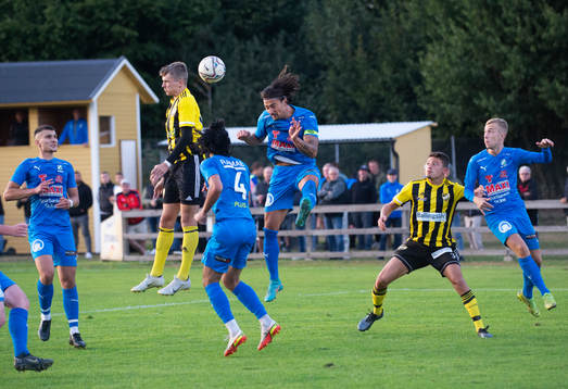 IFK Hässleholms Elliot Nilsson i matchen i div. 2 mellan