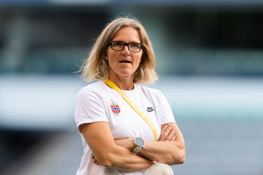 Head coach Hege Riise of Norway