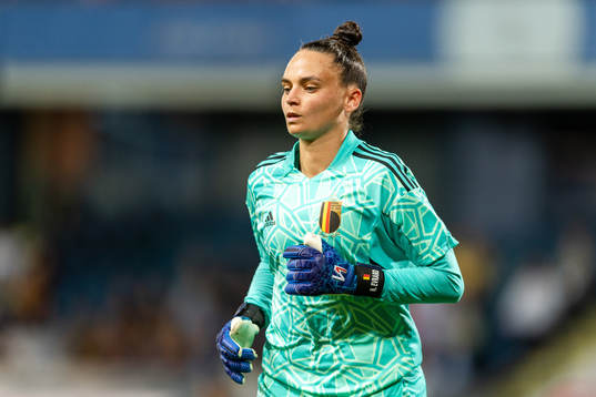 Goalkeeper Femke Bastiaen of Belgium