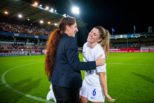Lise Klaveness, president of the Norwegian Football