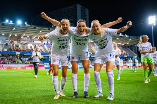 Anja Sønstevold, Ingrid Syrstad Engen and Karina Sævik of