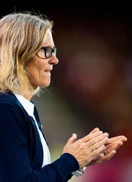 Hege Riise, head coach of Norway