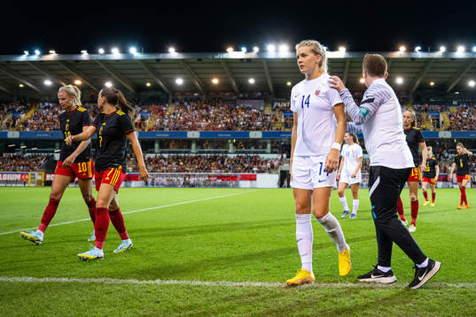 Ada Hegerberg of Norway at half-time