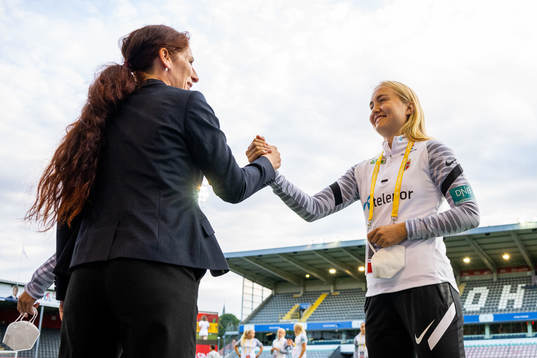 Lise Klaveness, president of the Norwegian Football