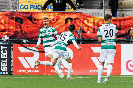 Västerås SKs Viktor Granath jublar