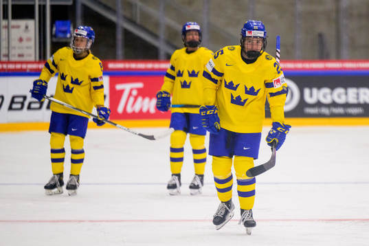 Lina Ljungblom of Sweden looks dejected