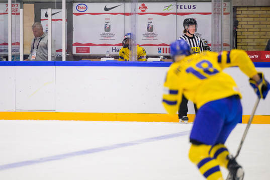Linnea Johansson of Sweden in the penalty box