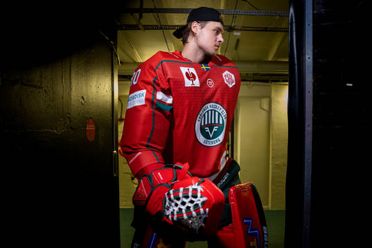 Goalkeeper Frederik Dichow  of Frölunda