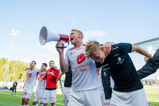 Sivert Heltne Nilsen and Aune Selland Heggebø of Brann