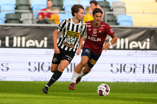 Landskronas Filip Ottosson och Örgrytes Kevin Ackermann