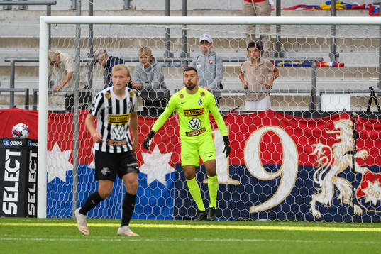 Landskronas målvakt Amr Kaddoura