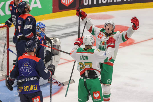 Marco Kasper and Linus Sjödin of Rögle