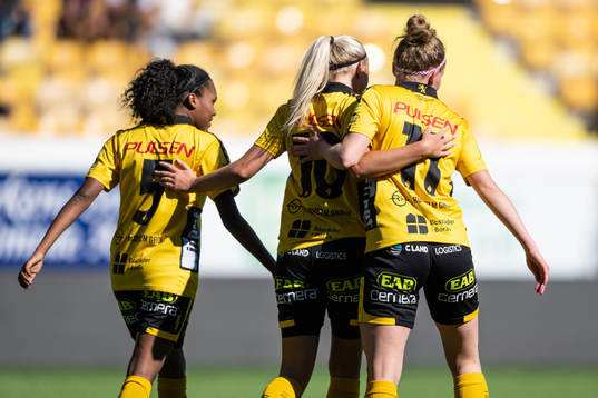 Elfsborgs spelare jublar