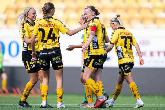 Elfsborgs spelare jublar