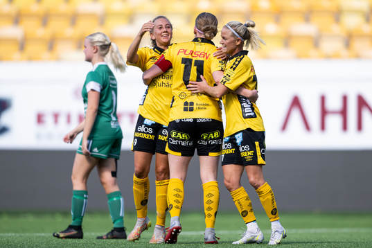 Elfsborgs spelare jublar
