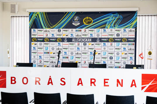 Mediarummet på Borås Arena