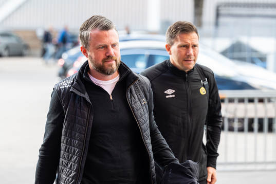 Elfsborgs manager Jimmy Thelin och assisterande tränare