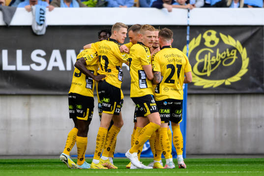Elfsborgs Michael Baidoo jublar