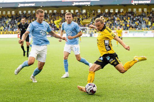 Malmö FFs Felix Beijmo och Patriot Sejdiu