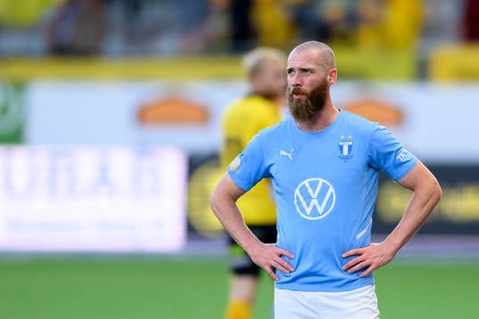 Malmö FFs Jo Inge Berget deppar