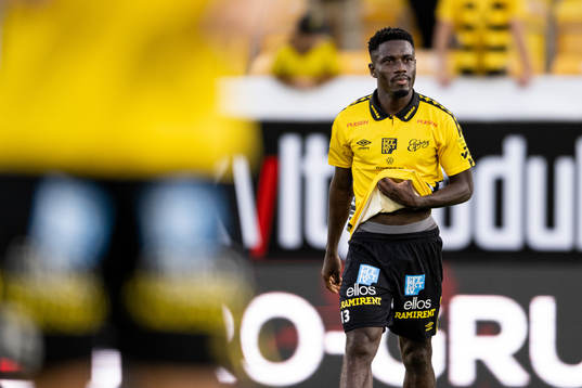Elfsborgs Michael Baidoo jublar