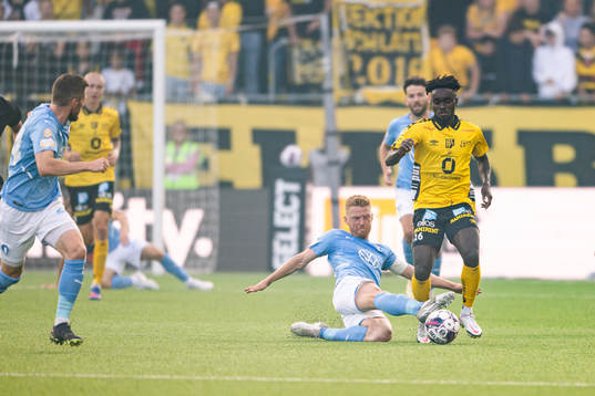Malmö FFs Anders Christiansen och Elfsborgs Emmanuel