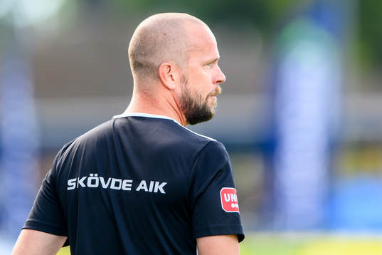 Skövdes tränare Tobias Linderoth