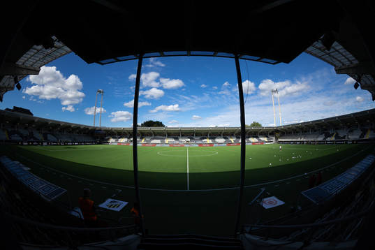 Bravida Arena innan fotbollsmatchen i Allsvenskan mellan