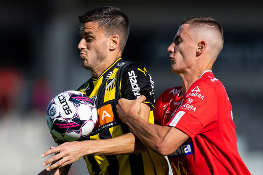 Häckens Alexander Jeremejeff och Degerfors Gustaf
