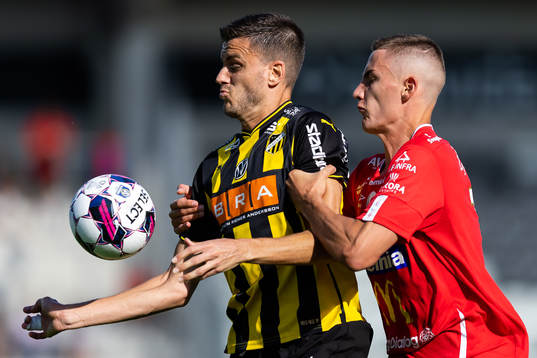 Häckens Alexander Jeremejeff och Degerfors Gustaf