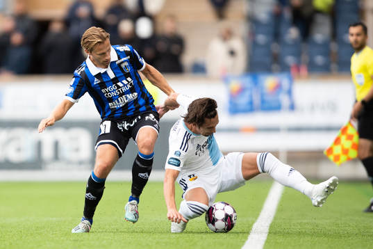 Sirius Daniel Stensson och Djurgårdens Gustav Wikheim