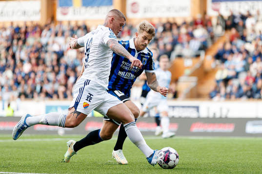 Djurgårdens Victor Edvardsen och Sirius Marcus Klingenberg