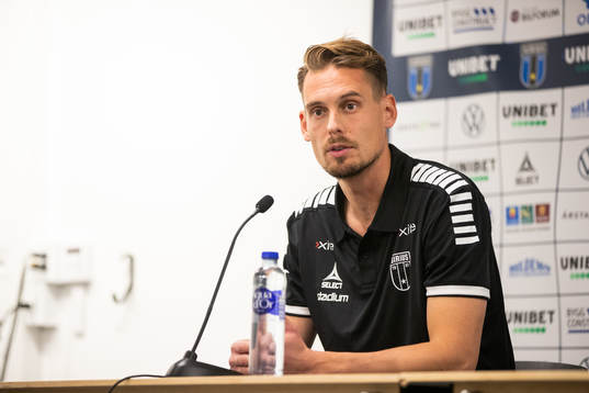 Sirius tränare Daniel Bäckström