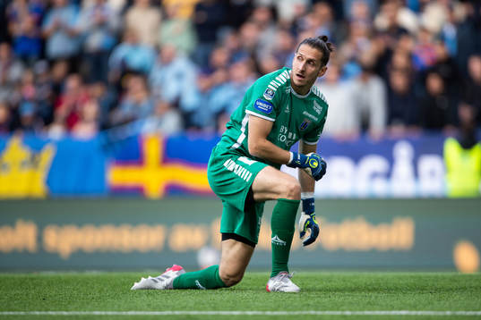 Sirius målvakt David Mitov Nilsson