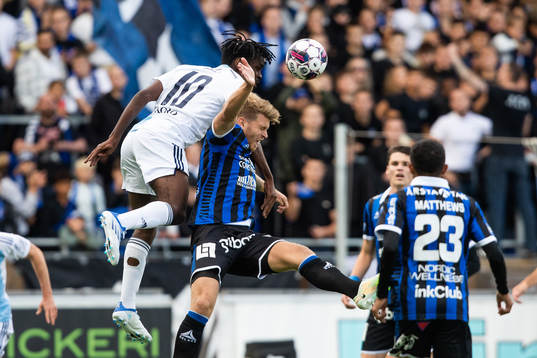 Djurgårdens Joel Asoro och Sirius Marcus Klingenberg