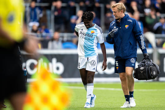Djurgårdens Joel Asoro har ont