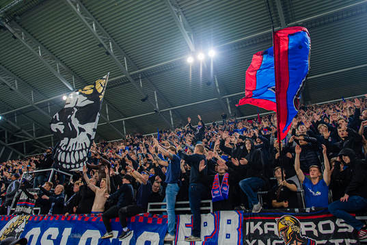 Spectators in the stands